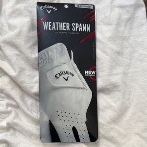 Callaway Weather Spann White Golf Glove (2 pack)